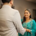 Engaged couple sharing a moment at their ring ceremony in Kelowna