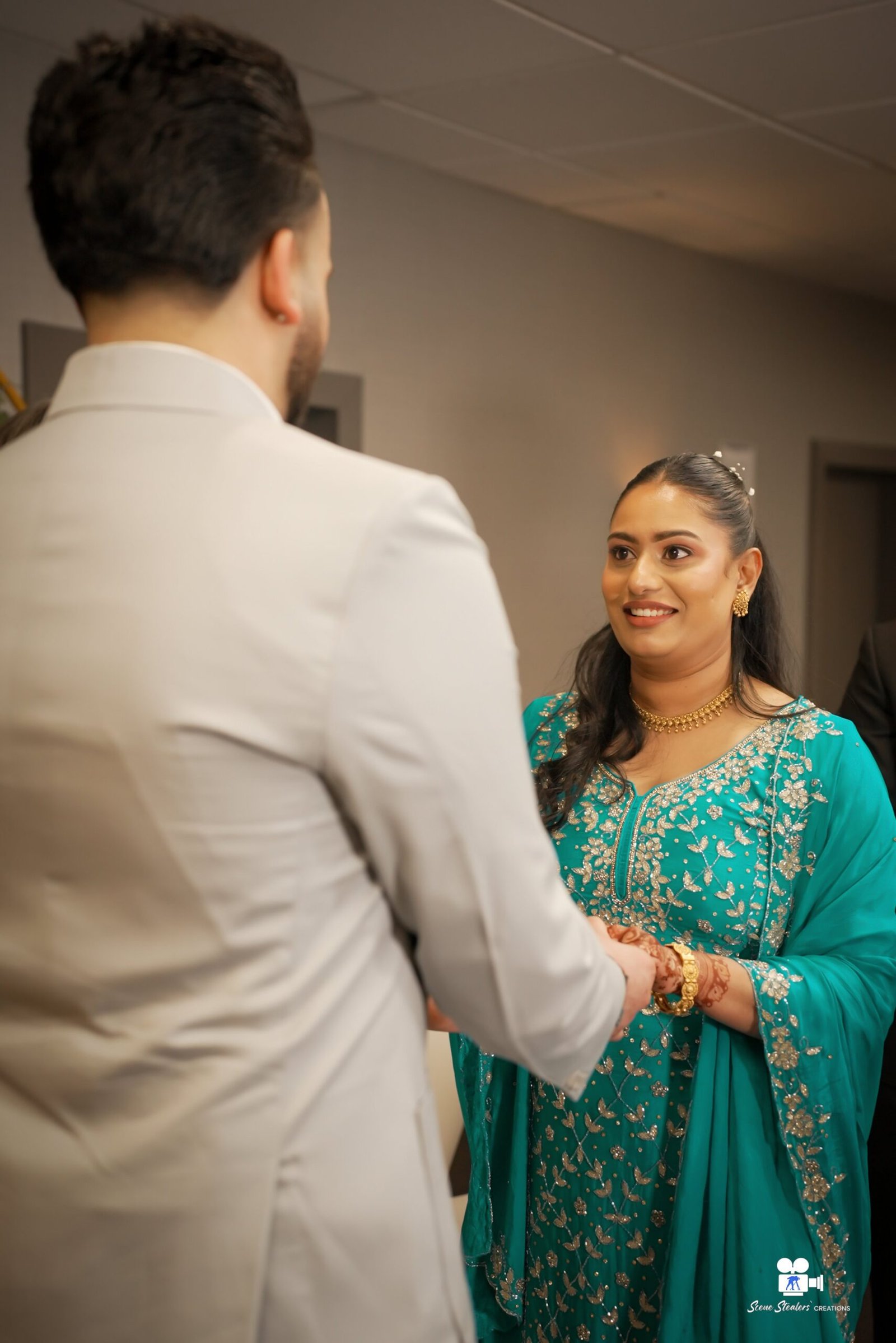 Punjabi wedding couple portrait in Kelowna, BC