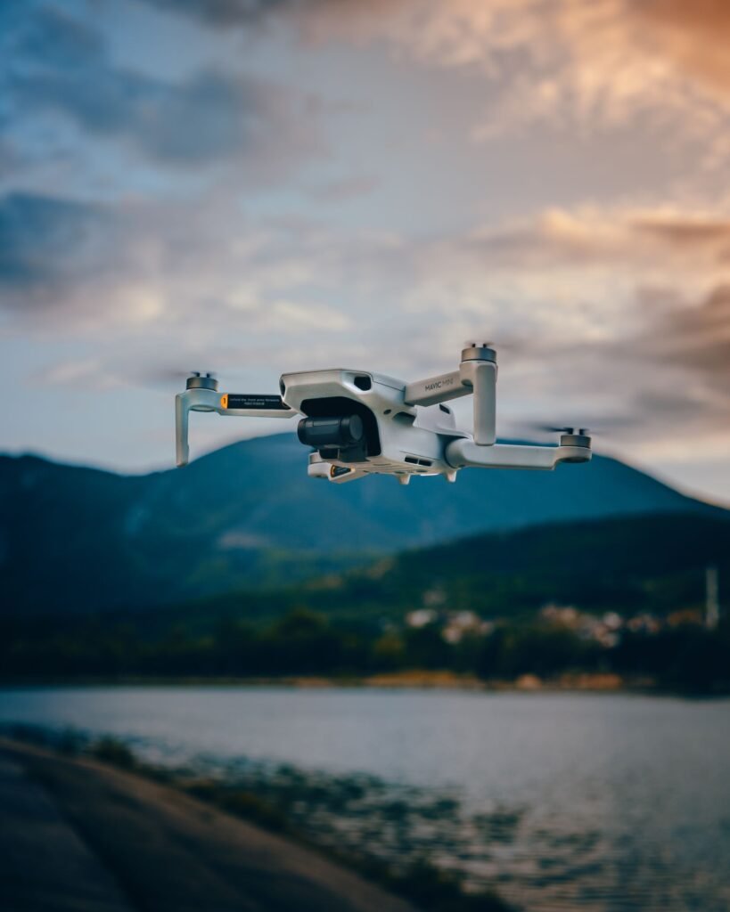 Aerial drone filming by a videographer in Kelowna